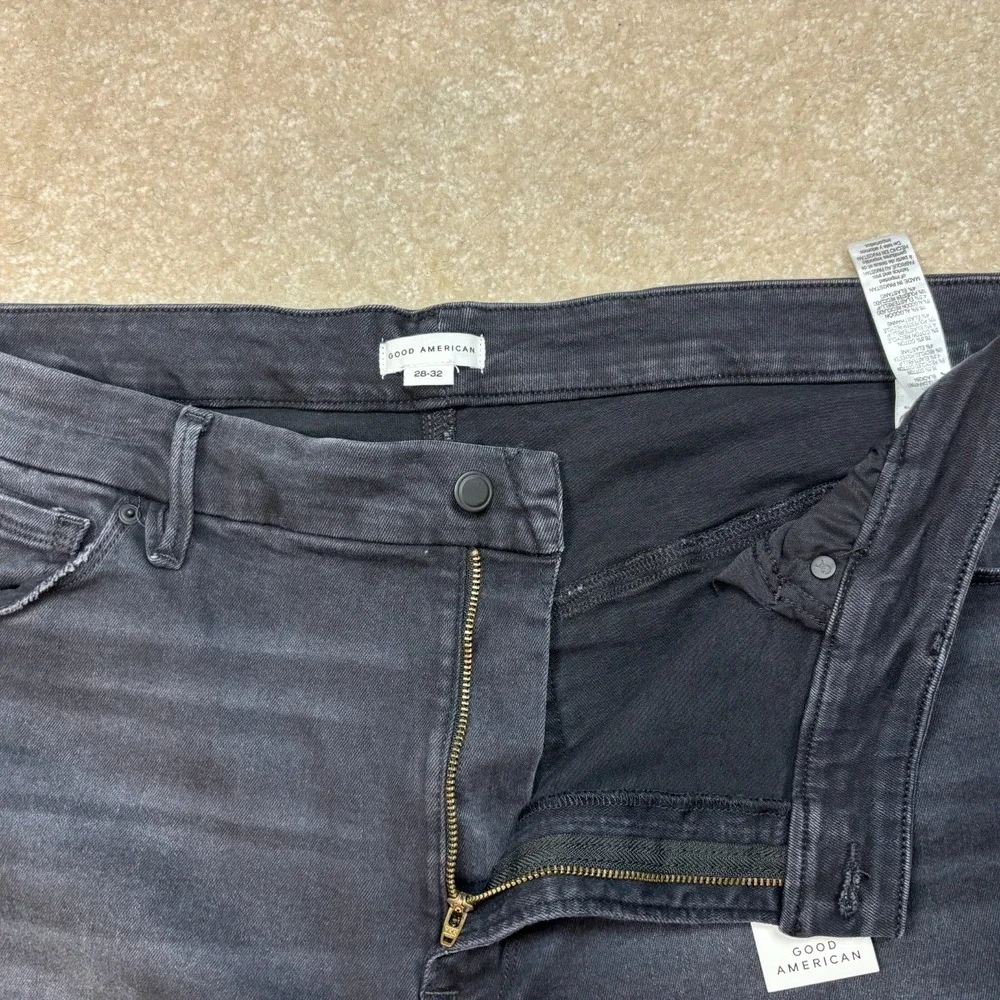GOOD AMERICAN Good Legs Black Sculpting Skinny Jeans Plus Size 28 - 32 NEW‎